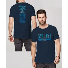 Nirvana, Tričko Nevermind, Unisex, Modrá