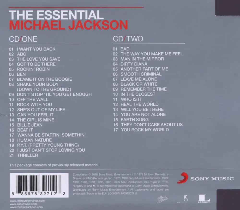 The Essential Michael Jackson