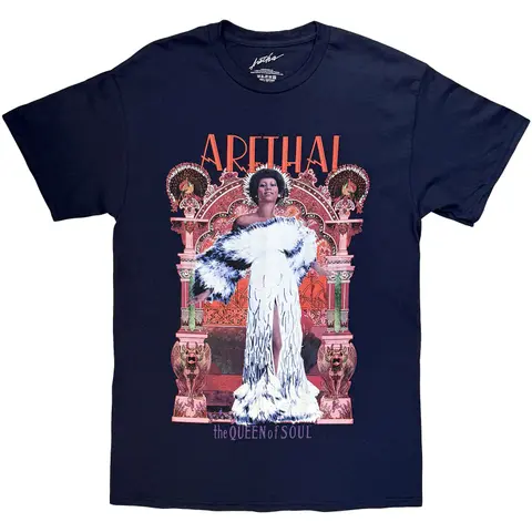 Unisex T-Shirt: The Queen Of Soul (Navy Blue)
