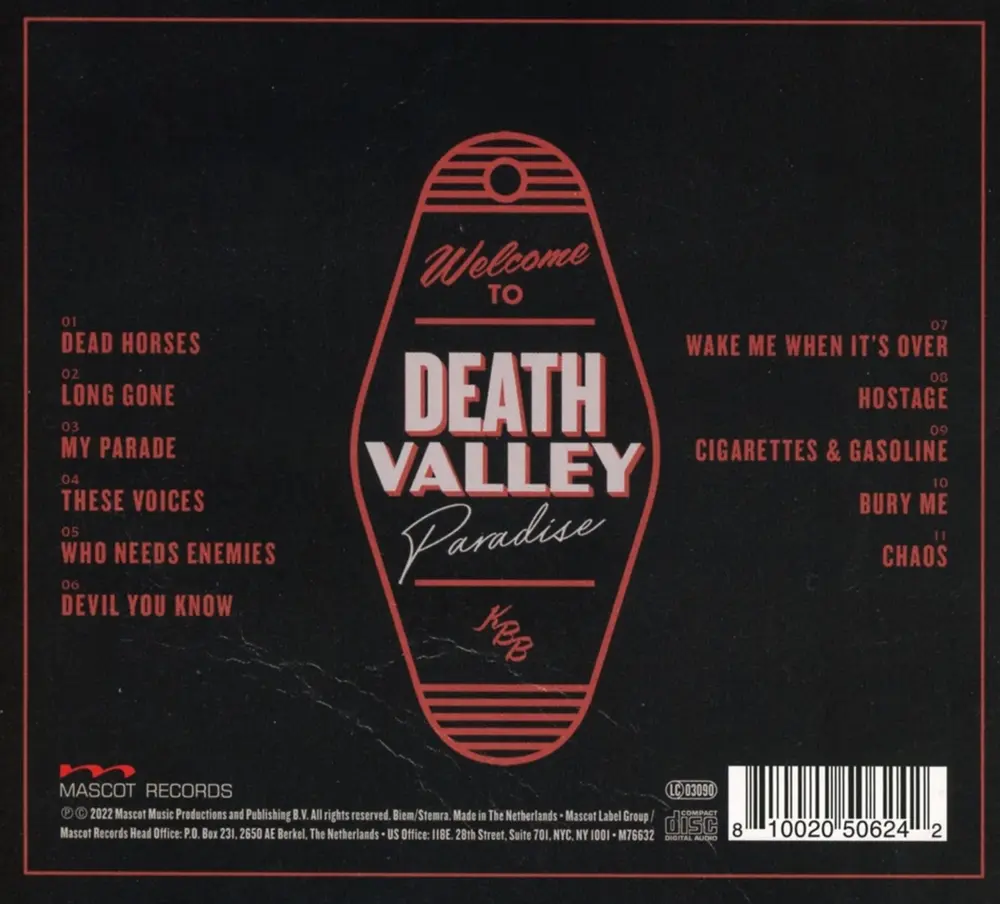 Kris Barras Band – DEATH VALLEY PARADISE (CD)