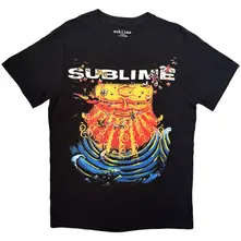 Unisex T-Shirt: Underwater (Black) (Back Print) thumbnail