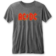 AC/DC, Tričko Logo, Unisex, Šedá