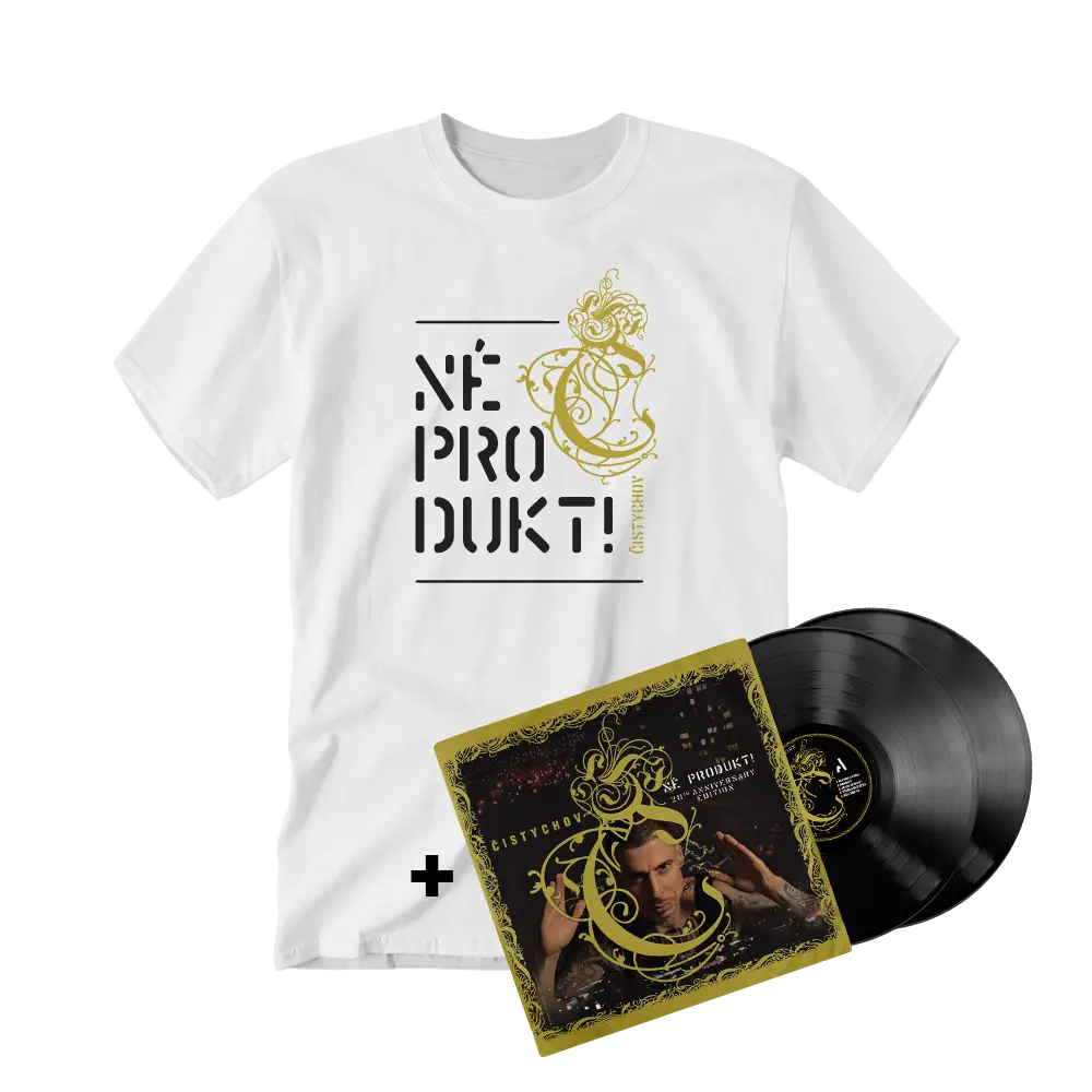 Vinyl Né Produkt! (20th Anniversary Edition) + Tričko Né Produkt! (20th Anniversary Edition)