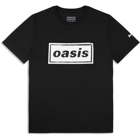 Unisex T-Shirt: Stencil Logo (Black) (Ex-Tour)