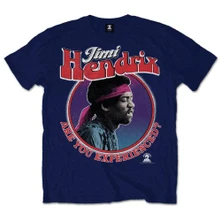 Jimi Hendrix, Tričko Are You Experienced?, Unisex, Modrá