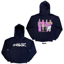 Mikina Unisex Pullover Hoodie: Cracker Island (Navy Blue) (Back Print)