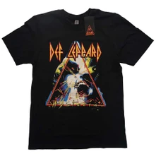 Def Leppard, Tričko Hysteria, Unisex, Čierna