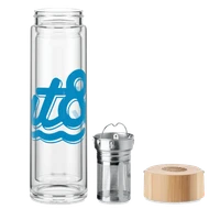 Glass bottle with tea infuser thumbnail