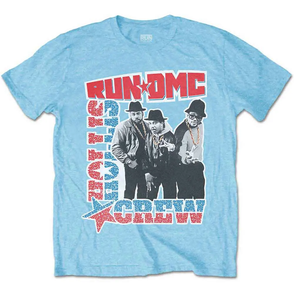 Run-DMC – Hollis Crew (Modrá) (Tričko)