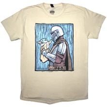 The Mandalorian Holding Grogu thumbnail