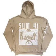 Mikina Unisex Unplugged Pullover Hoodie: Band Photo (Natural)