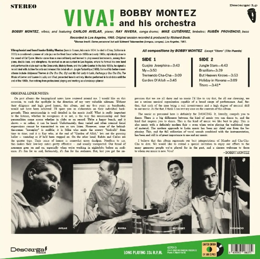 Bobby Montez – VIVA! (Vinyl)