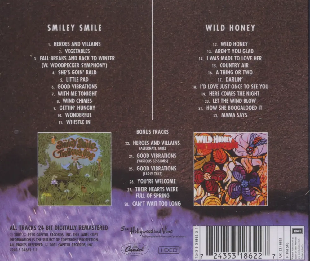 SMILEY SMILE/WILD HONEY