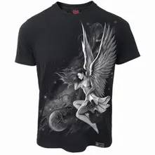 Unisex Organic T-Shirt: Lucid Dreams (Black) (Back Print) thumbnail