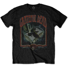 Grateful Dead, Tričko Vintage Poster, Unisex, Čierna