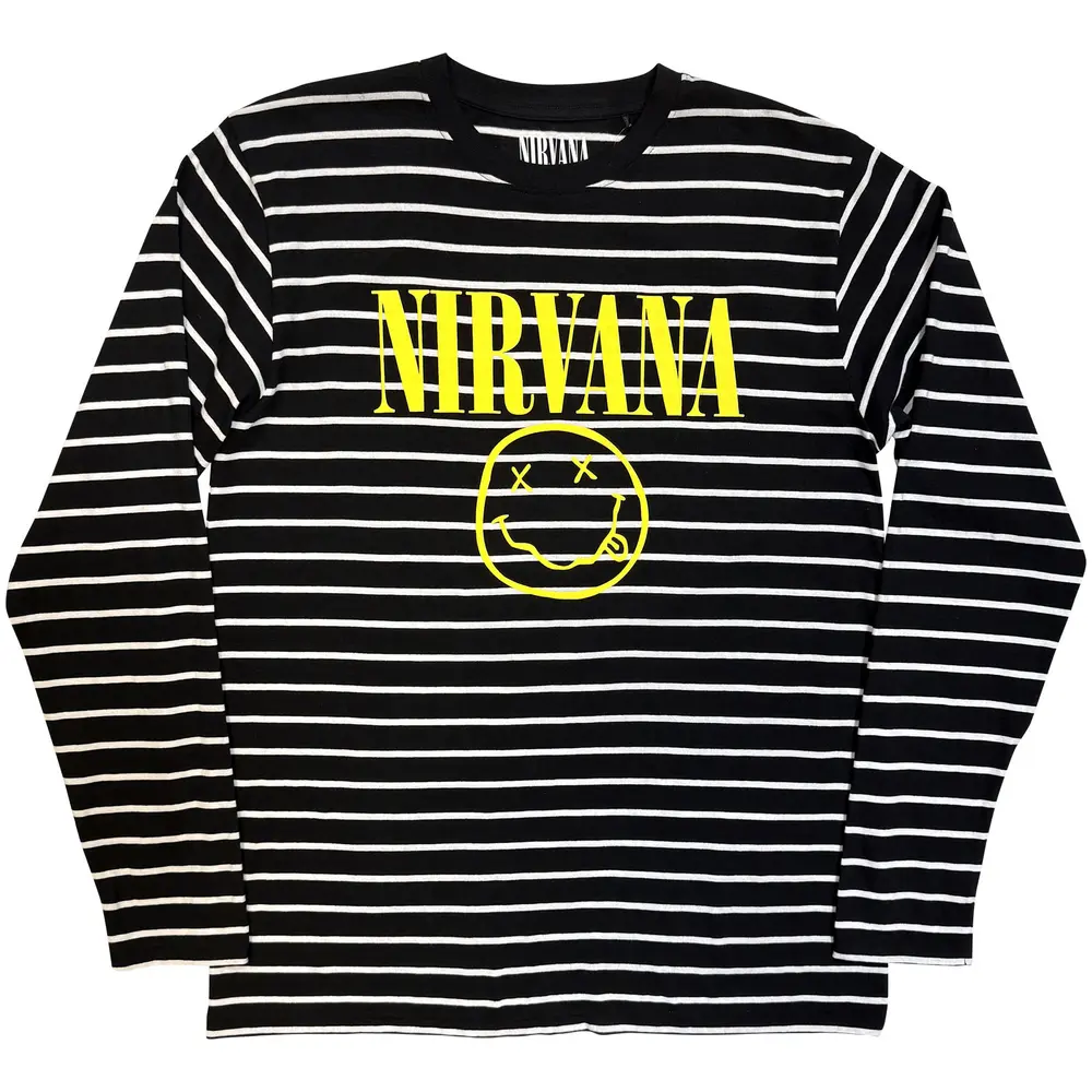 Yellow Happy Face Striped