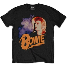 David Bowie, Tričko Retro Bowie, Unisex, Čierna