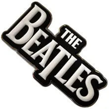 The Beatles – White Drop T Logo (Magnetka)