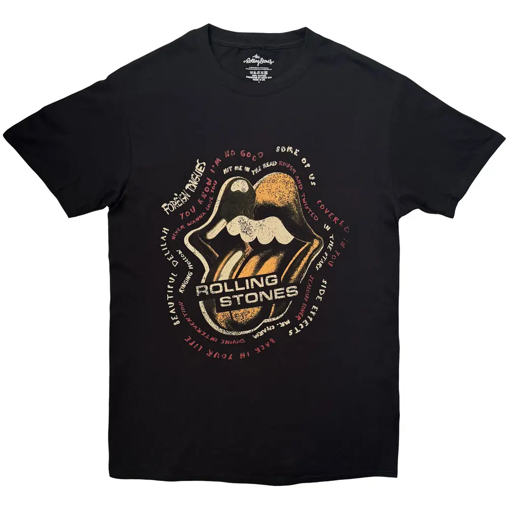 Unisex T-Shirt: Foreign Tongues (Black)