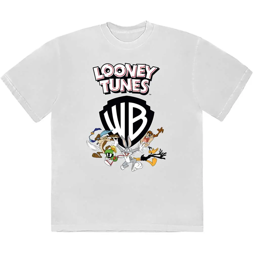 Looney Tunes – Warner Bros Shield (Blanca) (Camiseta)
