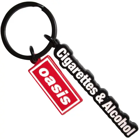 Cigarettes & Alcohol Red Decca Logo Charm