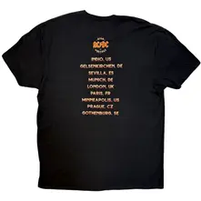 Unisex T-Shirt: High Voltage World Tour '25 (Black) (Back Print & Ex-Tour) thumbnail