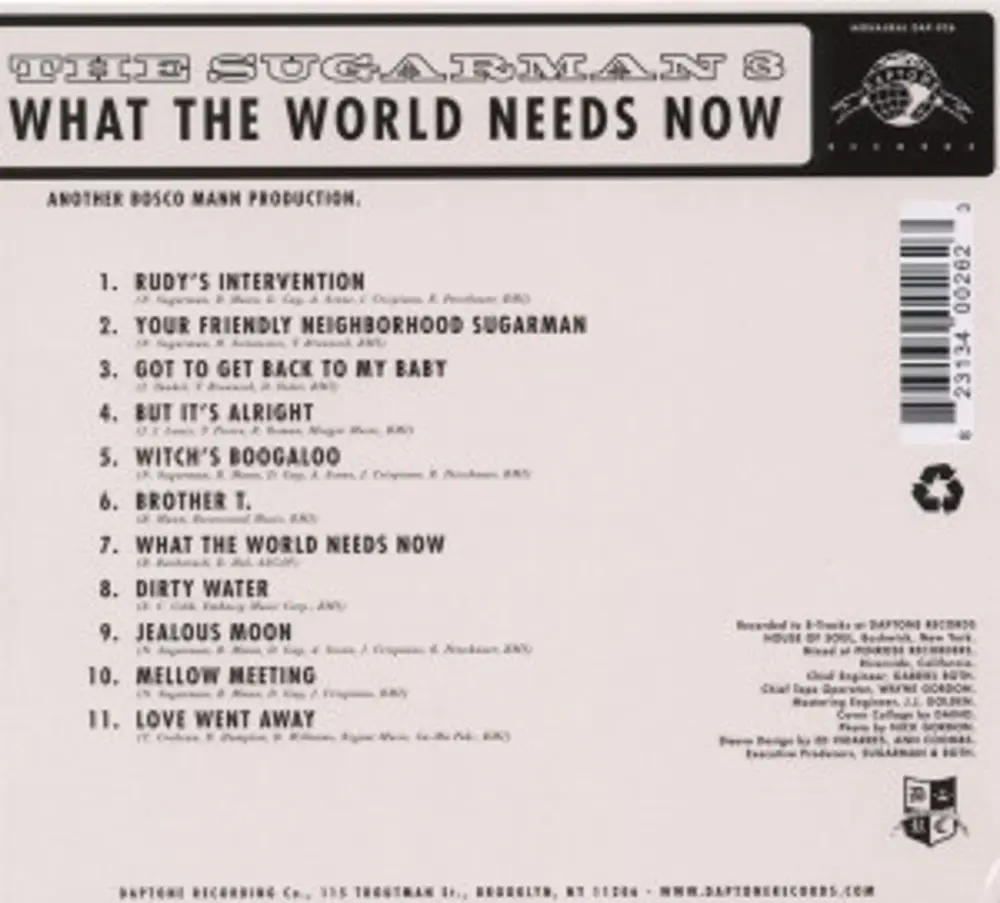 WHAT THE WORLD NEEDS NOW