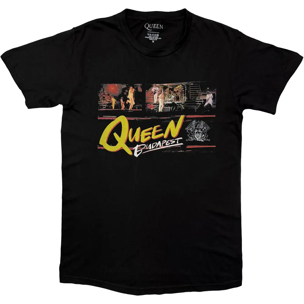 Queen – Budapest Stage (Čierna) (Tričko)