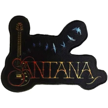 Lucas Santtana, Nažehlovačka Printed Patch: Guitar & Birds