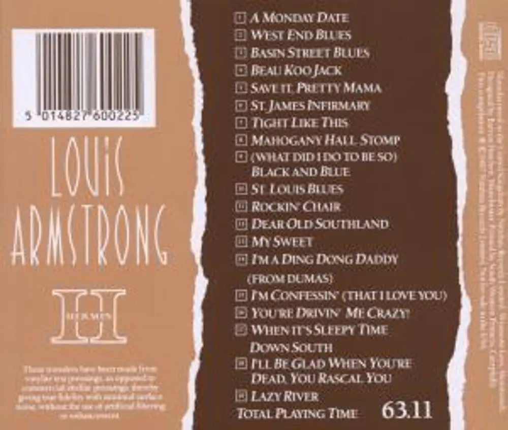 Louis Armstrong – 1928-1931 (CD)