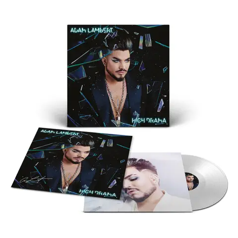 Adam Lambert – Vinyl High Drama (Crystal Clear Vinyl with Signed Art Card)