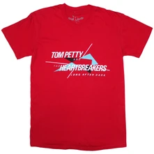 Tom Petty & The Heartbreakers, Tričko Long After Dark, Unisex, Červená
