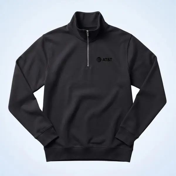 2026 – Sweater AT&T Organic Quarter-Zip Sweatshirt, Unisex, Black