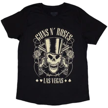 Tričko Top Hat, Skull & Pistols Las Vegas