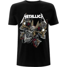 Metallica, Tričko Skull Moth, Unisex, Čierna