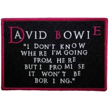 David Bowie, Nažehlovačka I Dont Know Where I'm Going