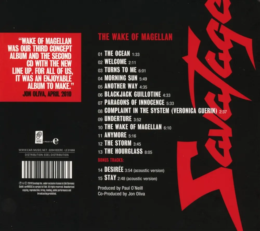 Savatage – THE WAKE OF MAGELLAN (CD)