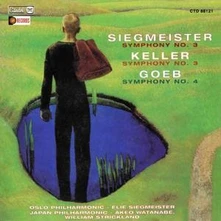 Rôzni umelci, CD SIEGMEISTER: SYMPHONY NO. 3/GOEB: SYMPHONY NO. 4/KELLER: SYMPHONY NO. 3