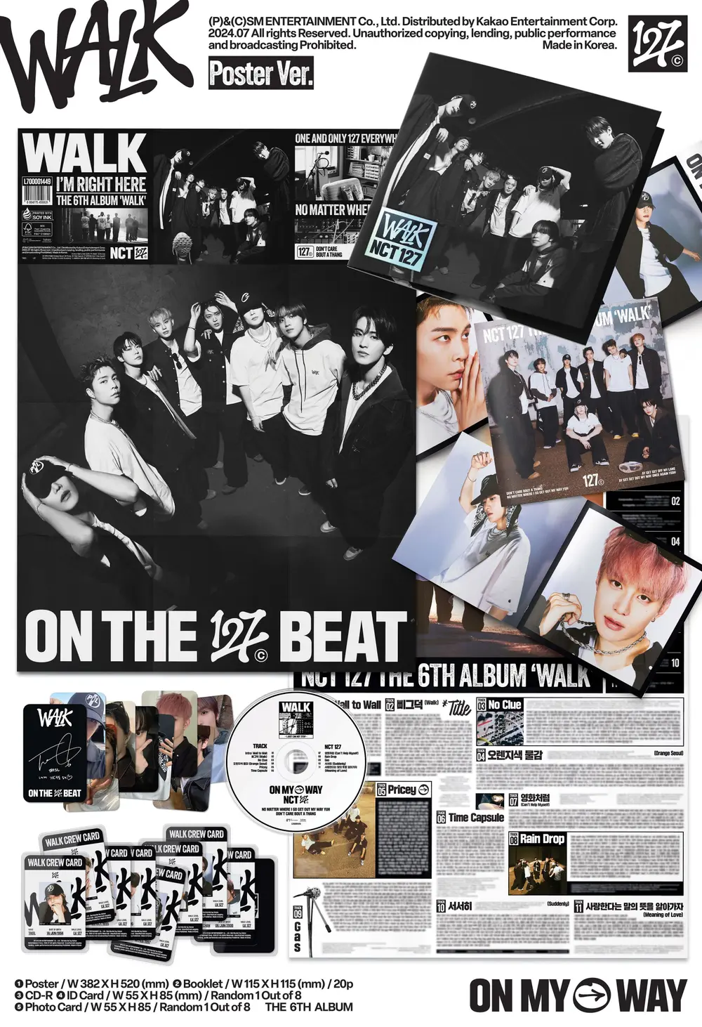 WALK-THE 6TH ALBUM POSTER