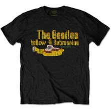 The Beatles, Tričko Nothing is Real, Unisex, Čierna