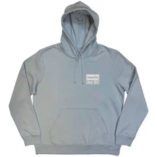 Mikina Unisex Pullover Hoodie: Live '25 Distressed Lockup Pocket (Light Blue) (Ex-Tour)