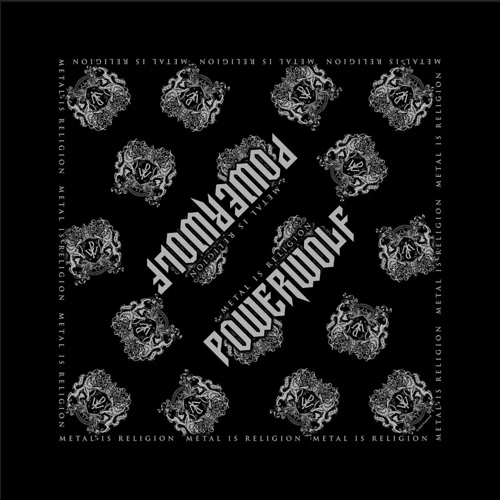 Unisex Bandana: Metal Is Religion (Black)