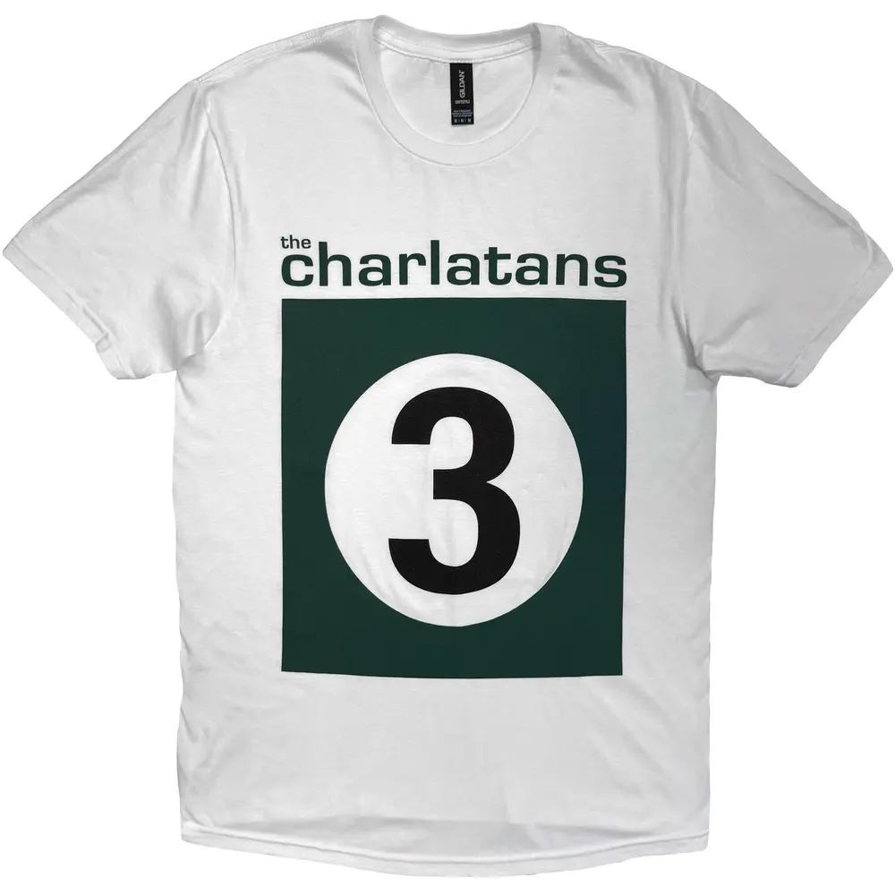 Unisex T-Shirt: 3 Logo (White)