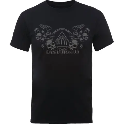DISTURBED – Tričko Beware The Vultures (Čierna), Unisex, Čierna