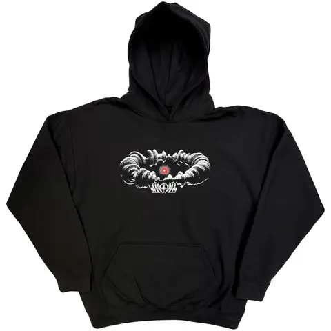 Unisex Pullover Hoodie: Wow Ring (Black)
