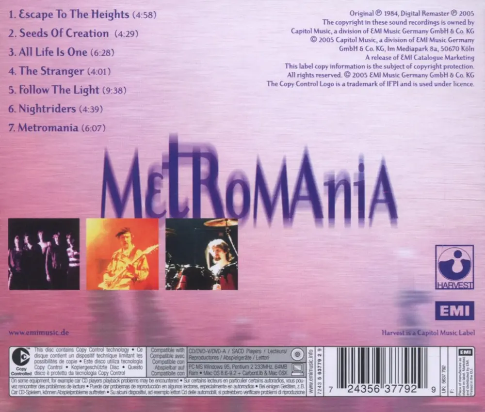 Eloy – METROMANIA (CD)