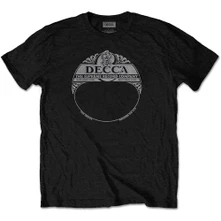 Decca Records, Tričko Supreme Label, Unisex, Čierna