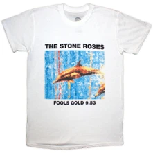 The Stone Roses, Tričko Fools Gold, Unisex, Biela