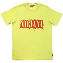 Unisex Unplugged T-Shirt: In Utero Angel (Green) (Back Print) thumbnail