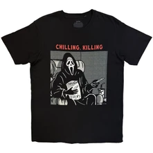Unisex T-Shirt: Chilling, Killing (Black) thumbnail